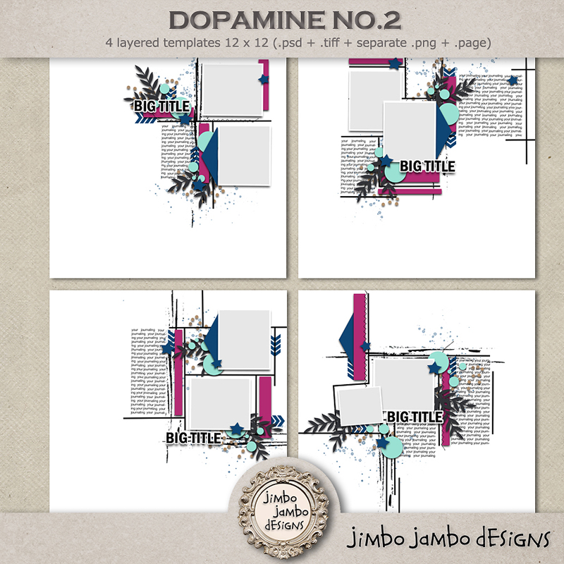 Dopamine No2 templates by Jimbo Jambo Designs
