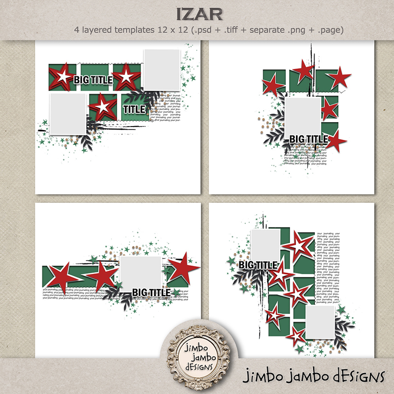 Izar templates by Jimbo Jambo Designs