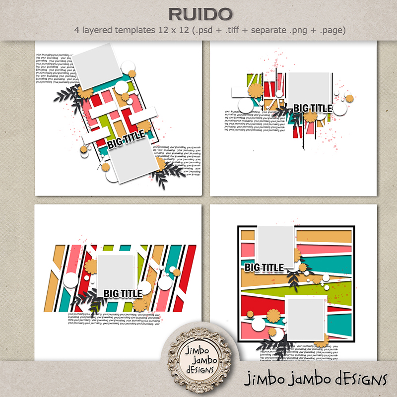 Ruido templates by Jimbo Jambo Designs