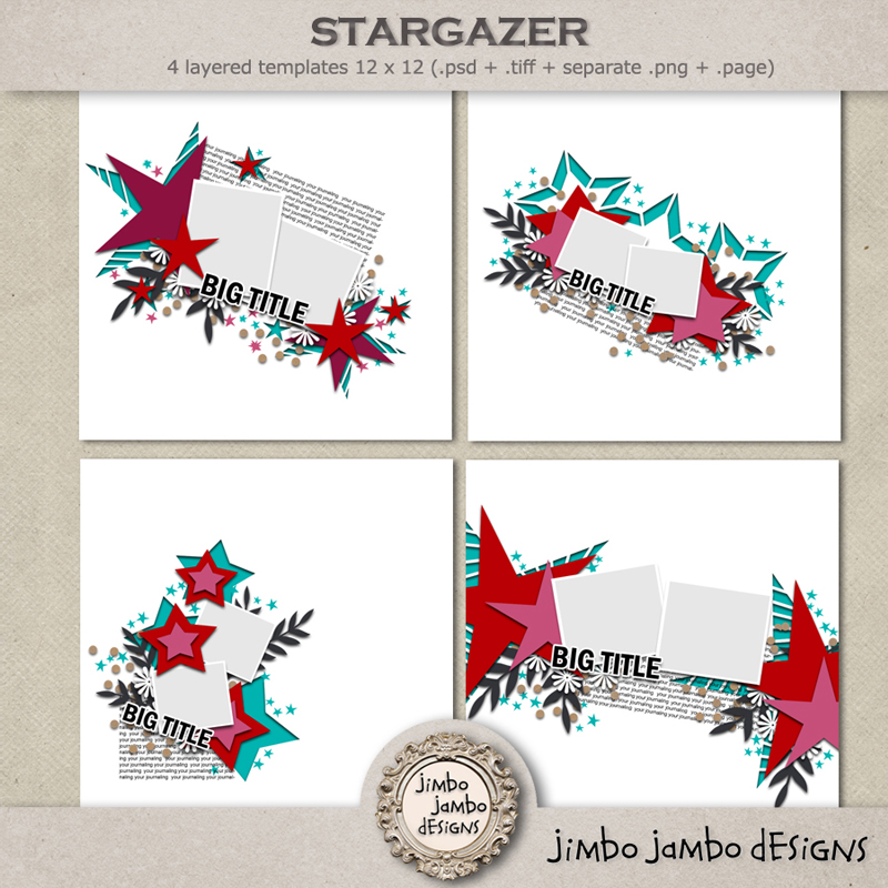 Stargazer templates by Jimbo Jambo Designs