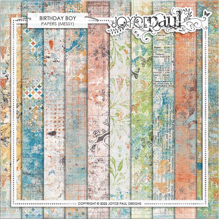 Birthday Boy - Messy Papers