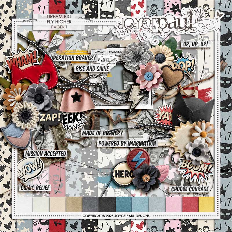 Dream Big, Fly Higher | Pagekit by Joyce Paul Designs