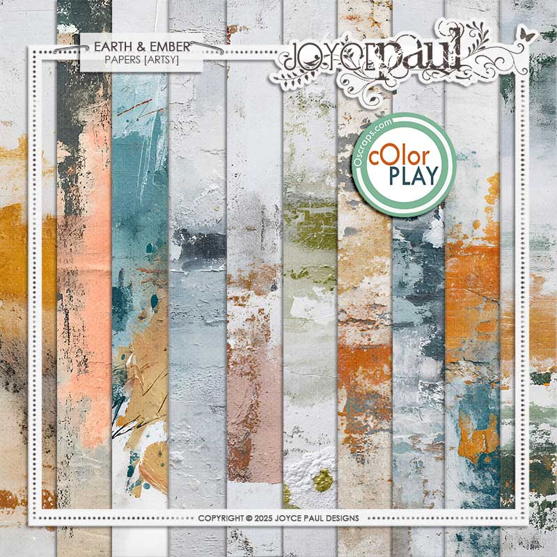 Earth & Ember | Papers [Artsy] by Joyce Paul Designs