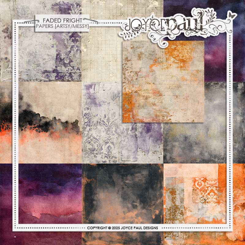 Faded Fright – Papers [Artsy] by Joyce Paul