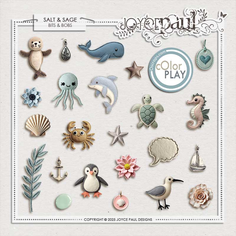 Salt & Sage | Bits & Bobs by Joyce Paul Designs