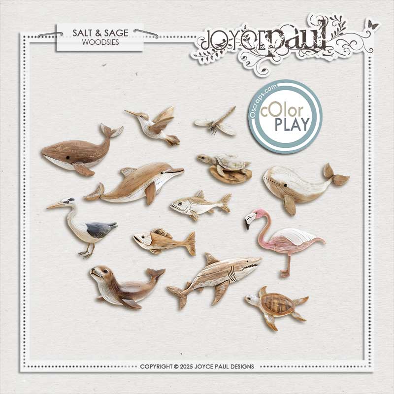 Salt & Sage | Woodsies by Joyce Paul Designs