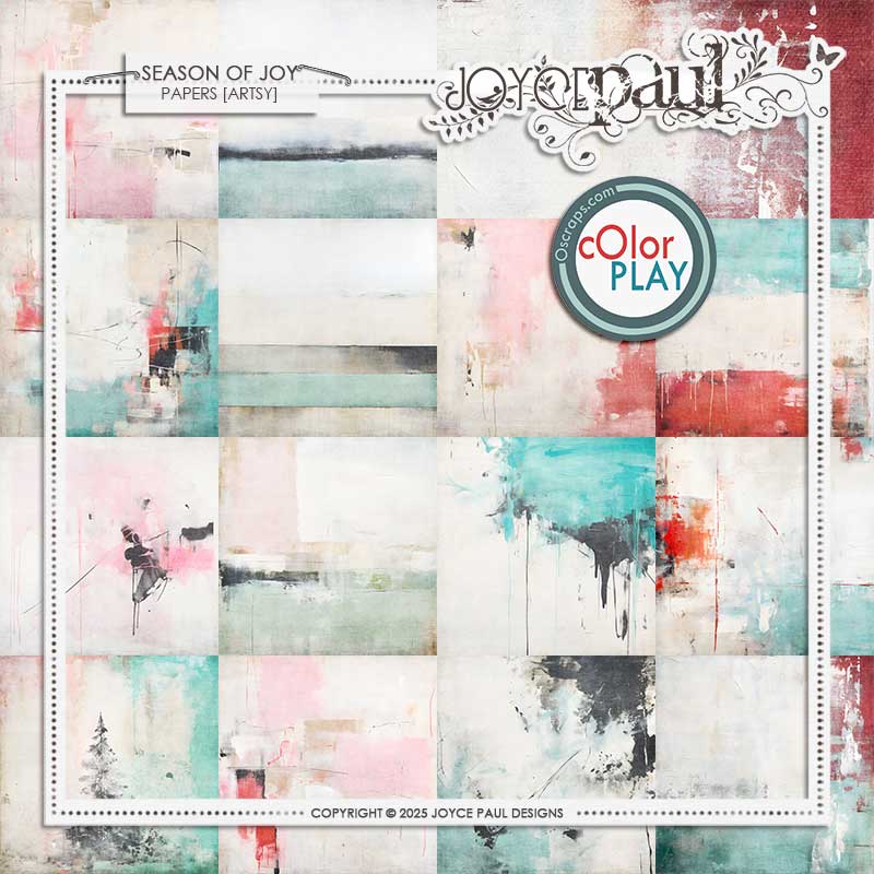 Season of Joy - Papers [Artsy] by Joyce Paul Designs