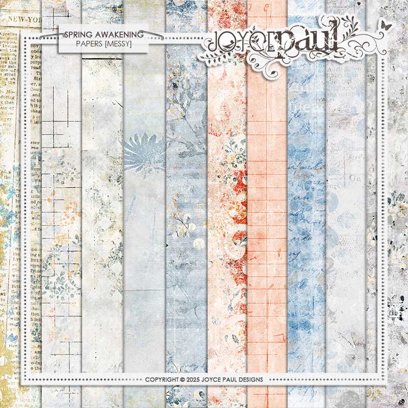 Spring Awakening | Papers [Messy] by Joyce Paul