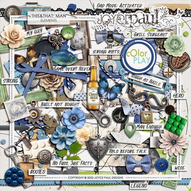 This&That: Man | Elements by Joyce Paul Designs