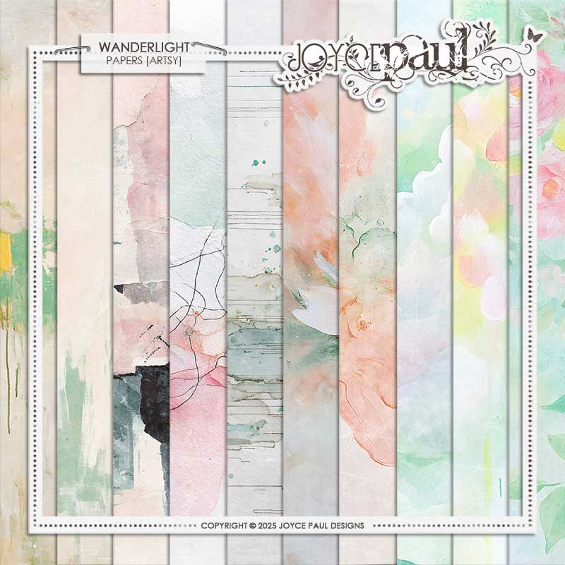 Wanderlight | Papers [Artsy] by Joyce Paul Designs