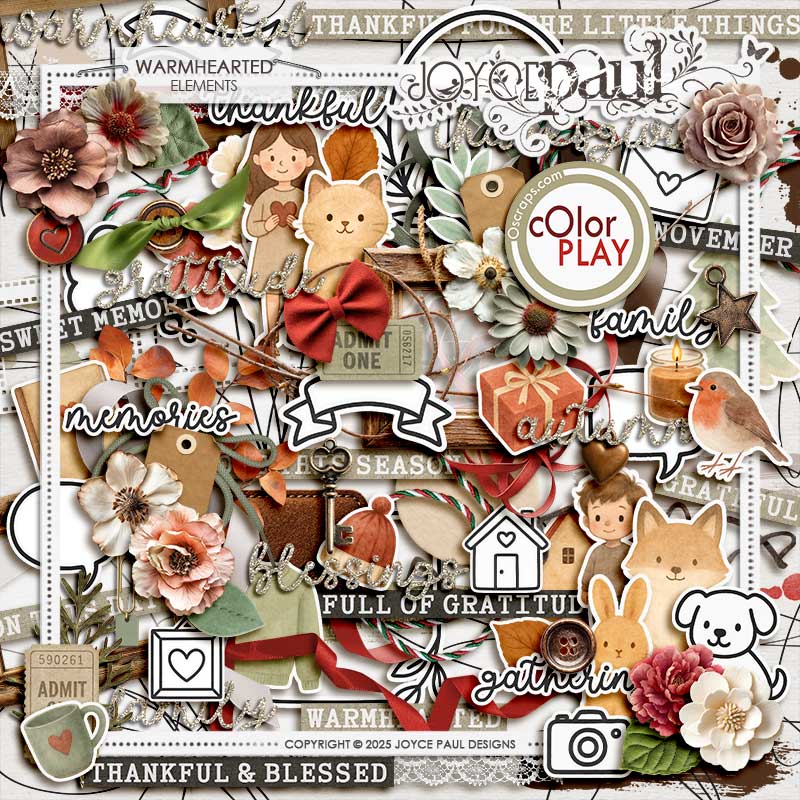 Warmhearted - Elements by Joyce Paul Designs