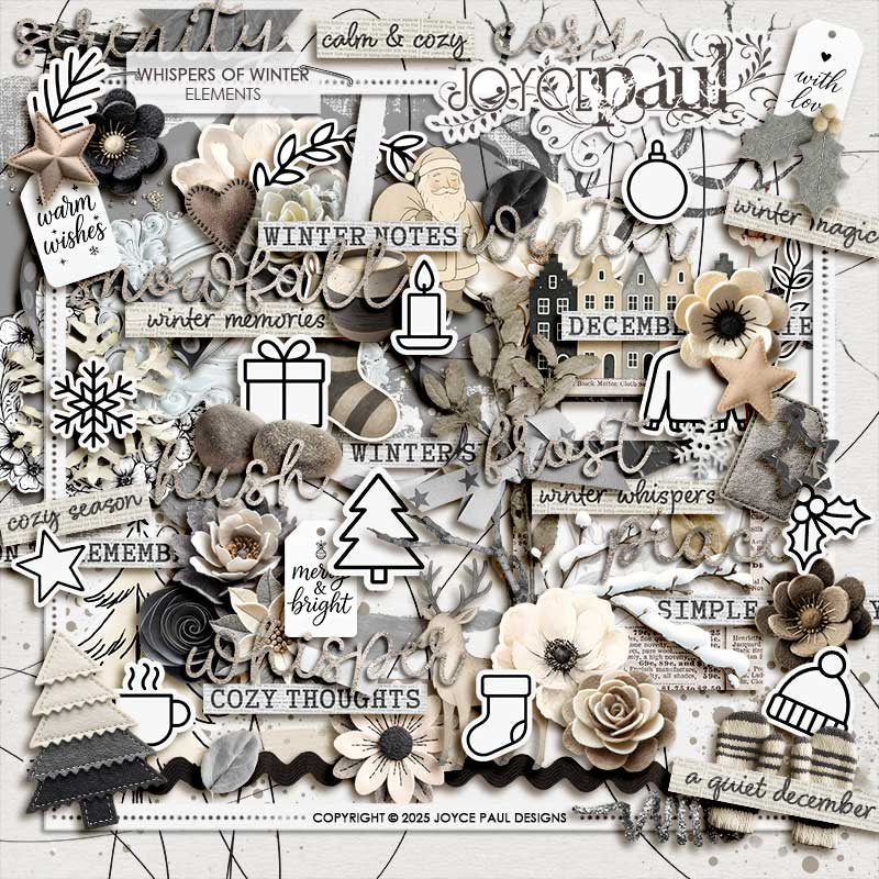 Whispers of Winter | Elements by Joyce Paul Designs