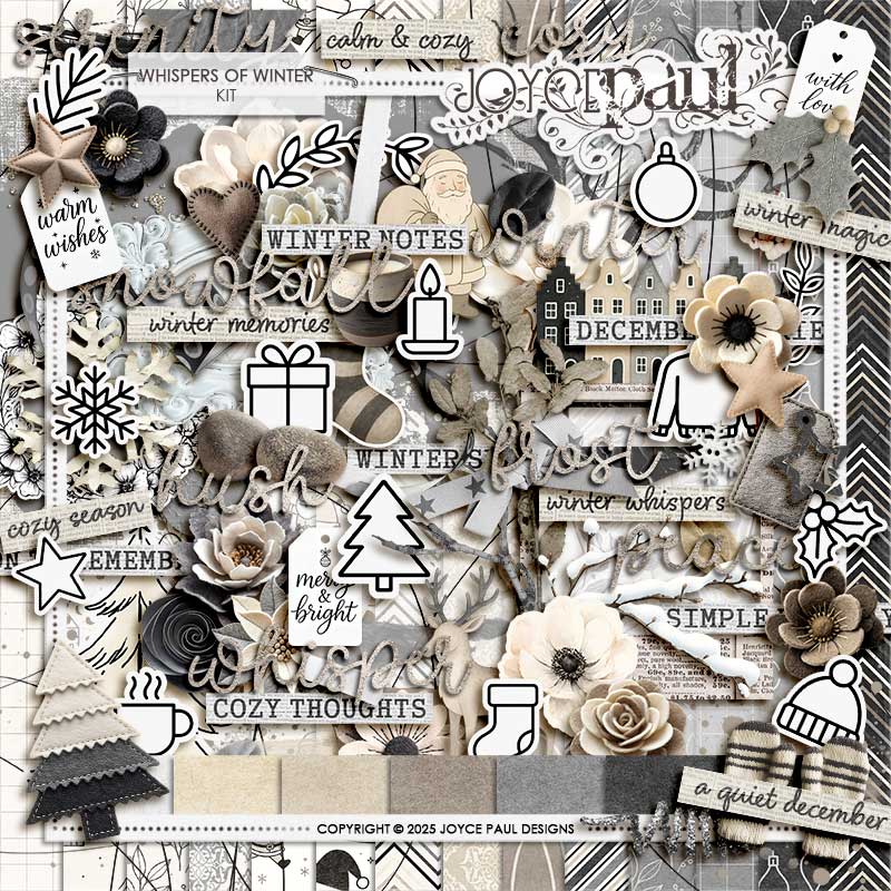 Whispers of Winter | Kit by Joyce Paul Designs