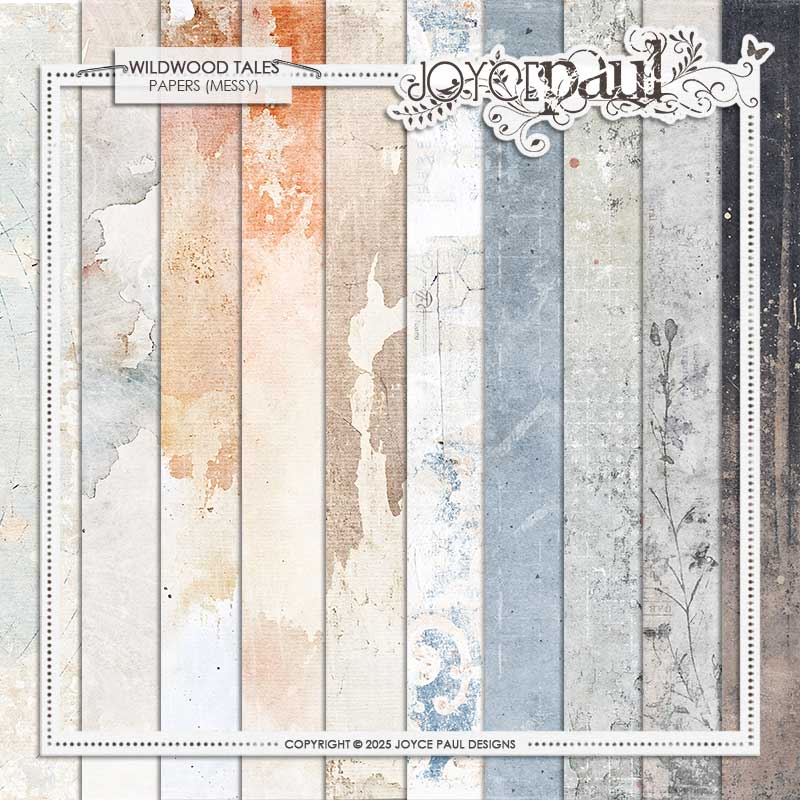 Wildwood Tales | Papers [Messy] by Joyce Paul Designs