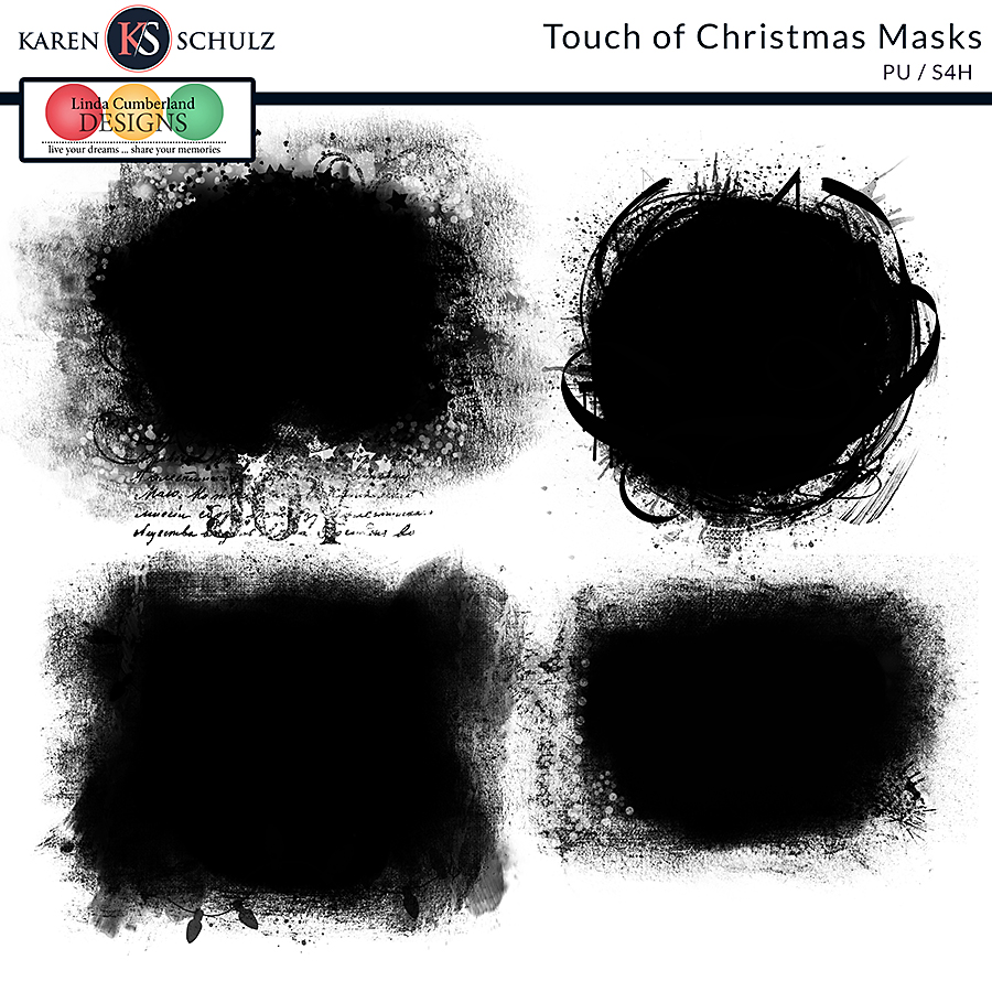 Touch of Christmas Masks by Karen Schulz and Linda Cumberland  