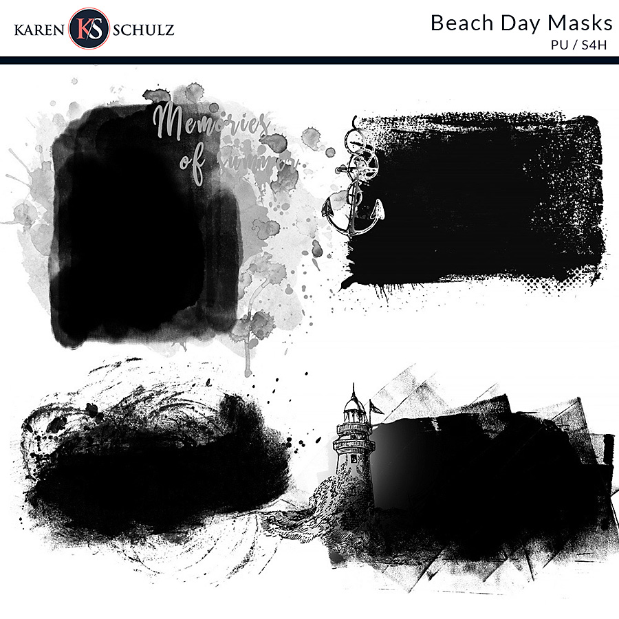 Beach Day Masks