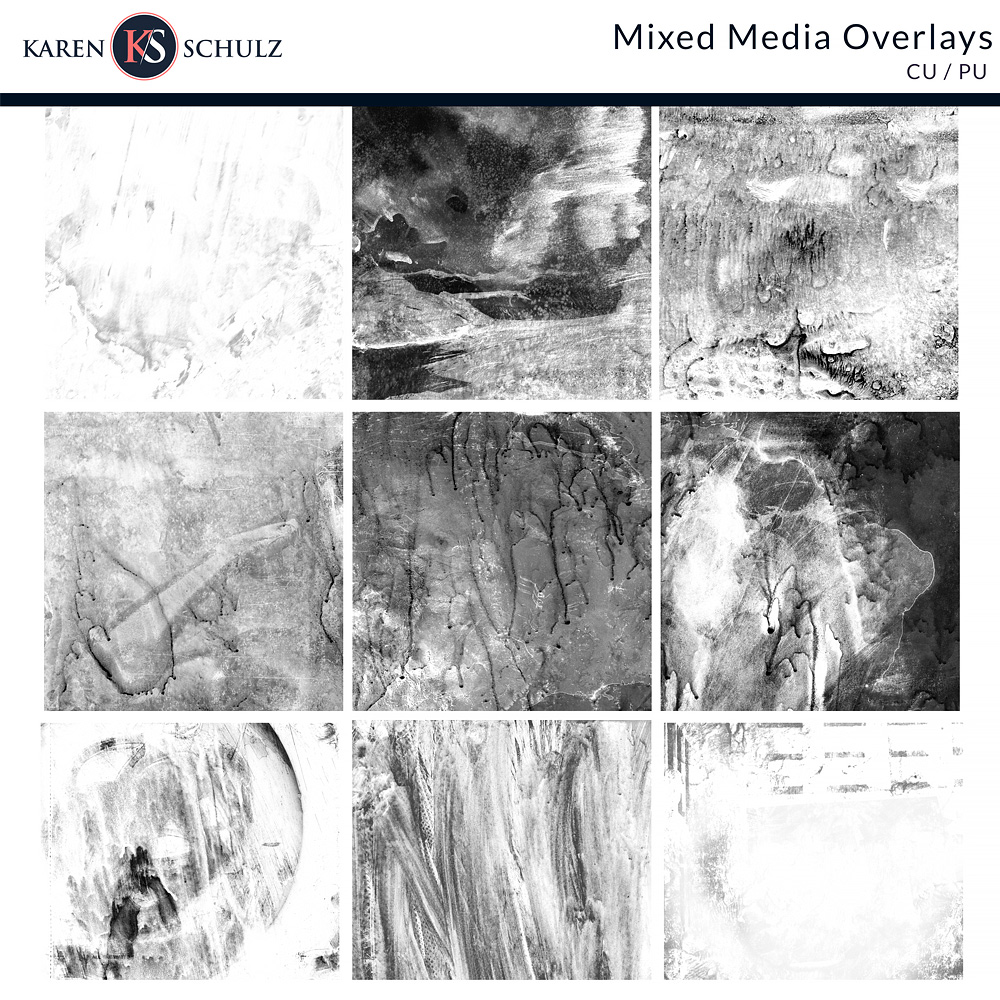 Mixed Media Overlays 01