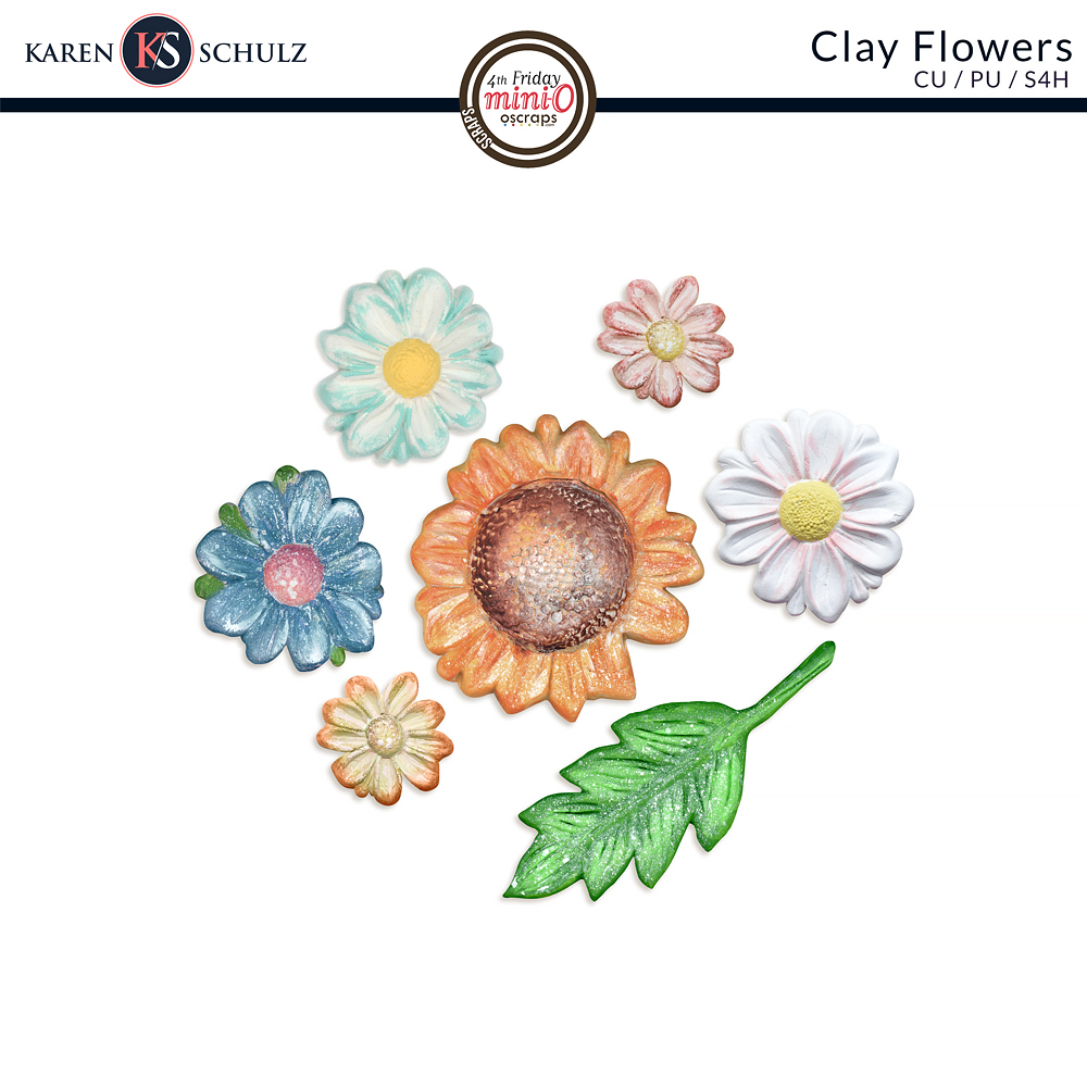 Clay Flowers