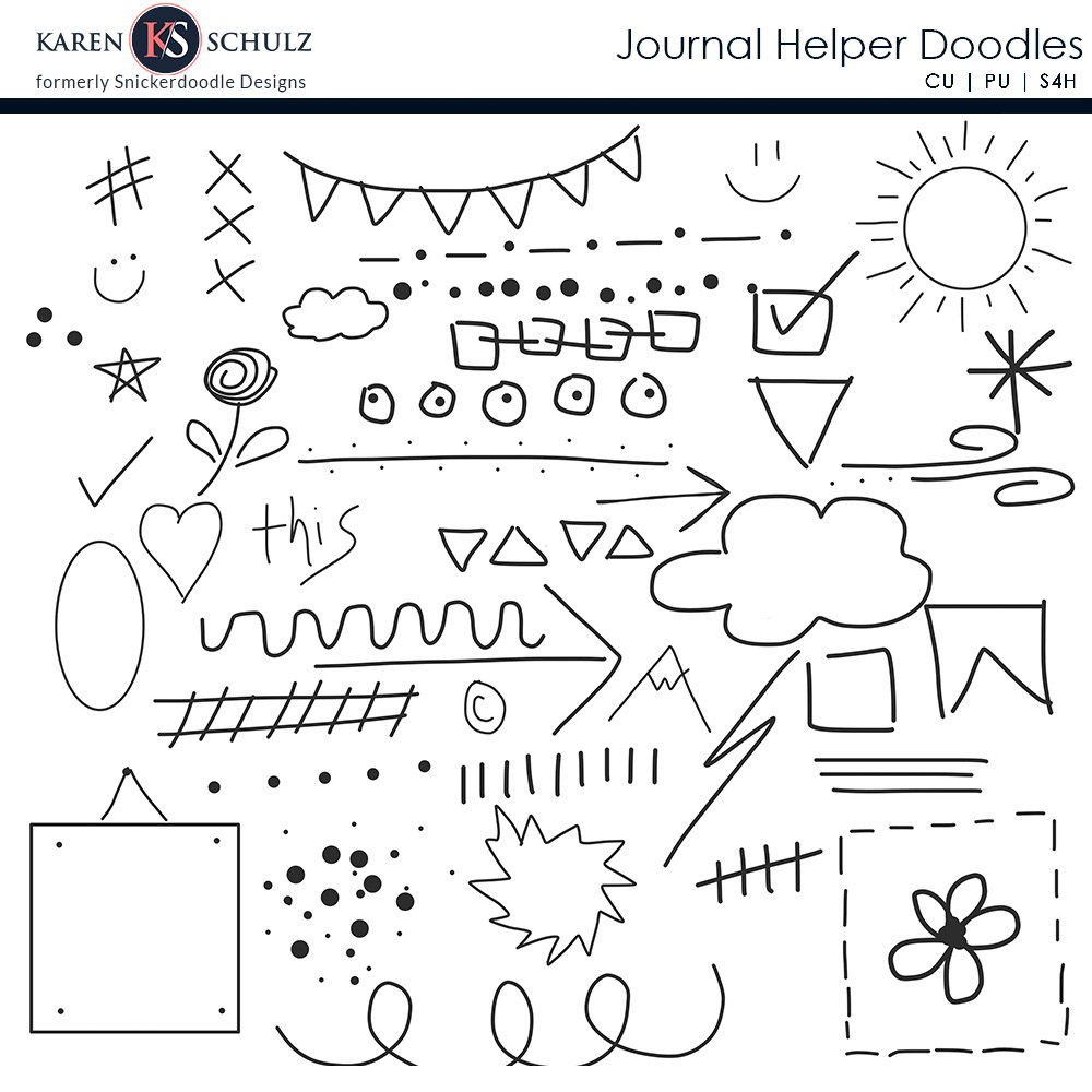 Journal Helper Doodles