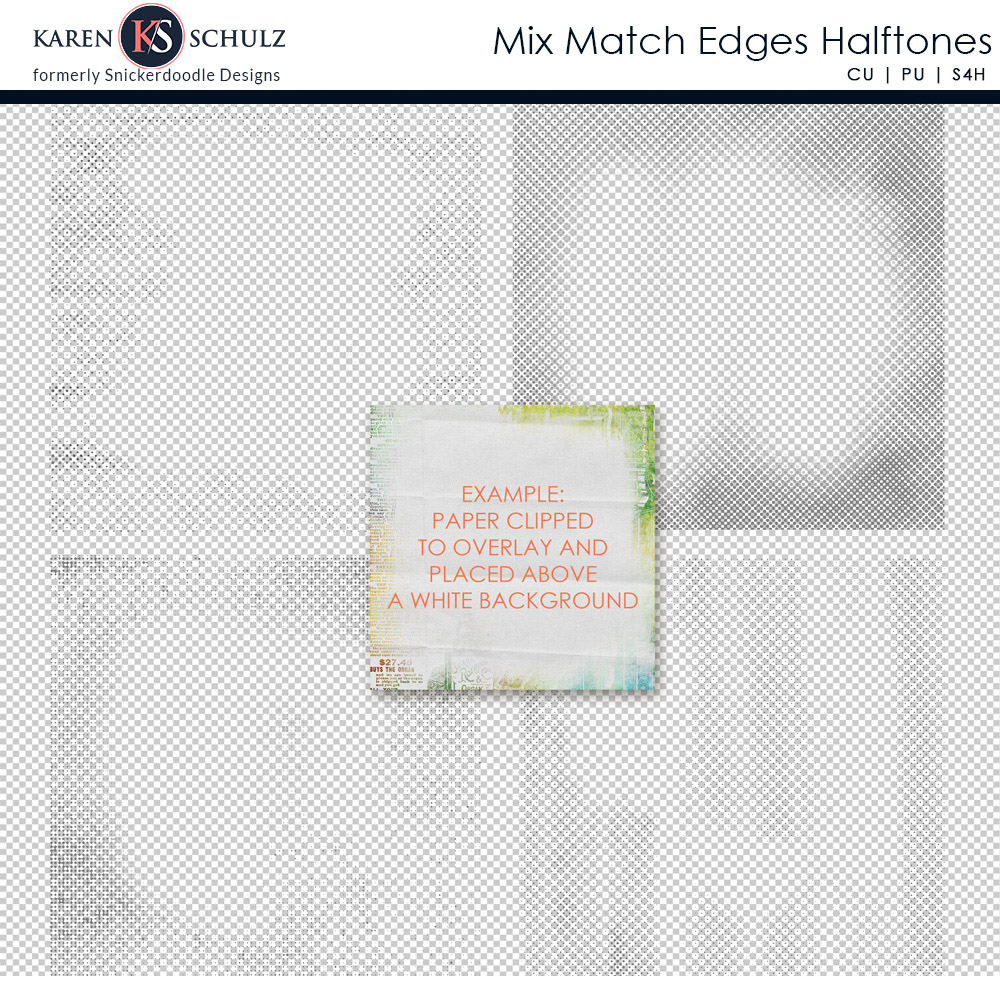 Mix Match Edges Halftones