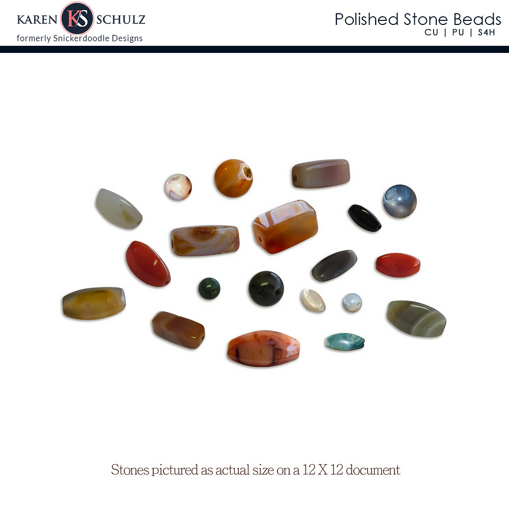 Polished Stone Beads