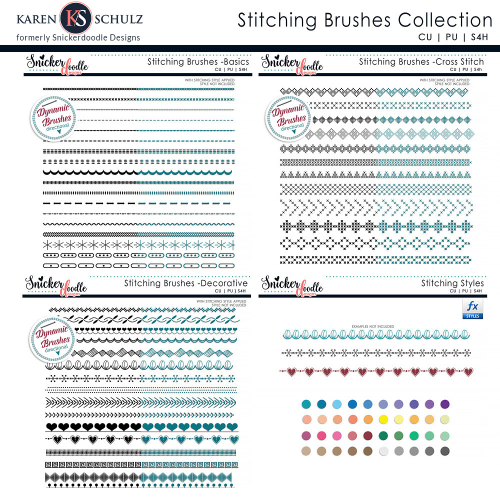 Stitching Brushes Collection