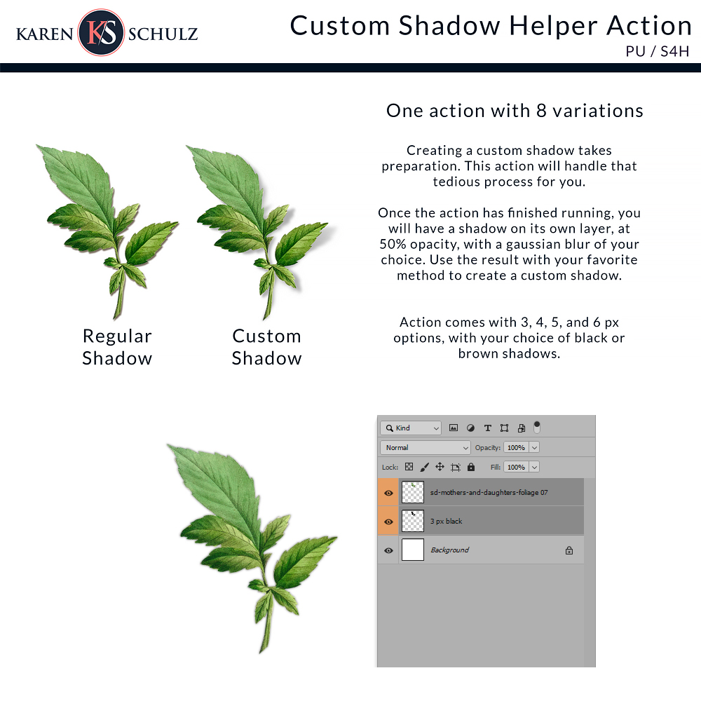 Custom Shadow Helper Action Custom Shadow Helper Action