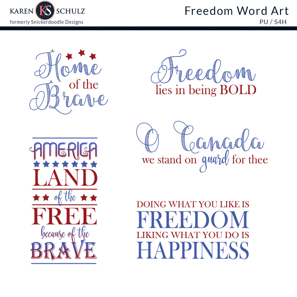 Freedom Word Art Freedom Word Art