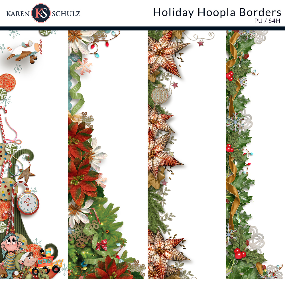 Holiday Hoopla Borders