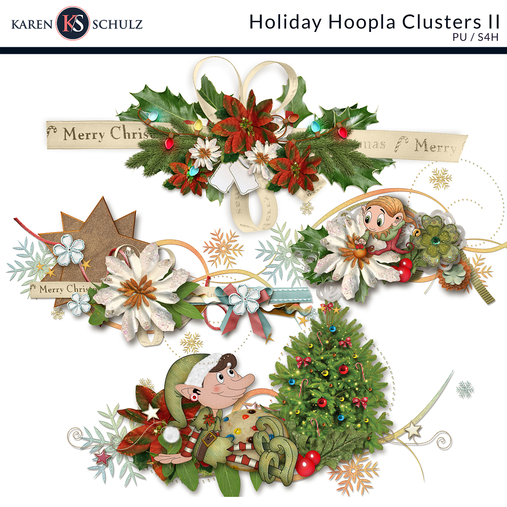 Holiday Hoopla Clusters