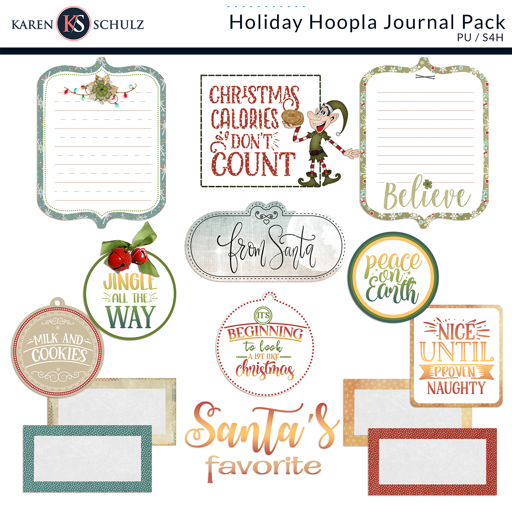 Holiday Hoopla Journal Pack