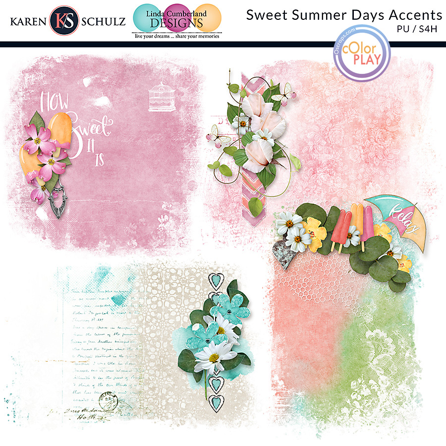 Sweet Summer Days Accents