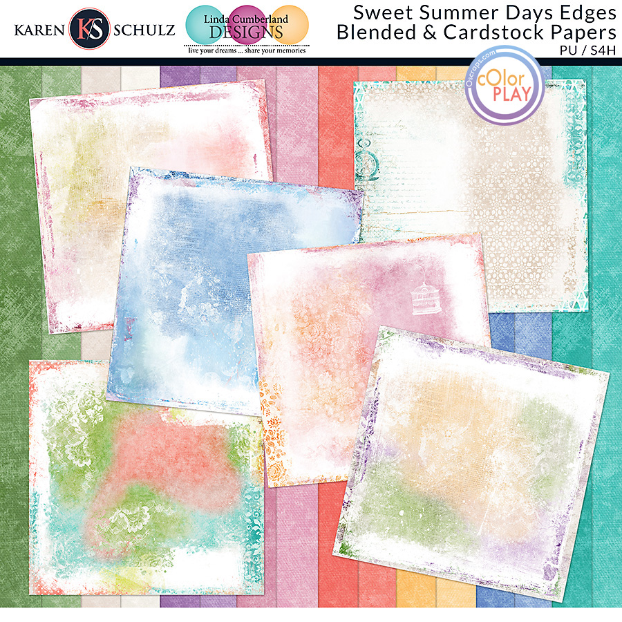 Sweet Summer Days Blended and Cardstock