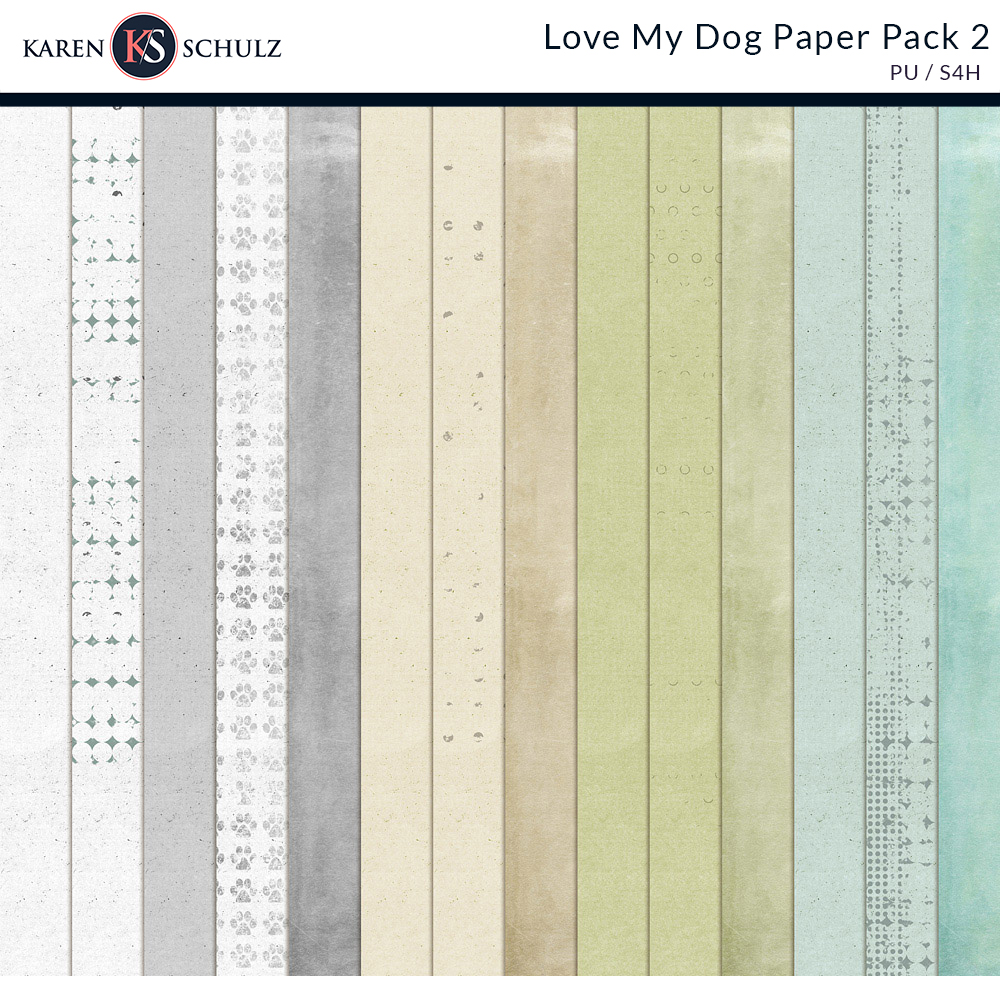 Love My Dog Paper Pack 02