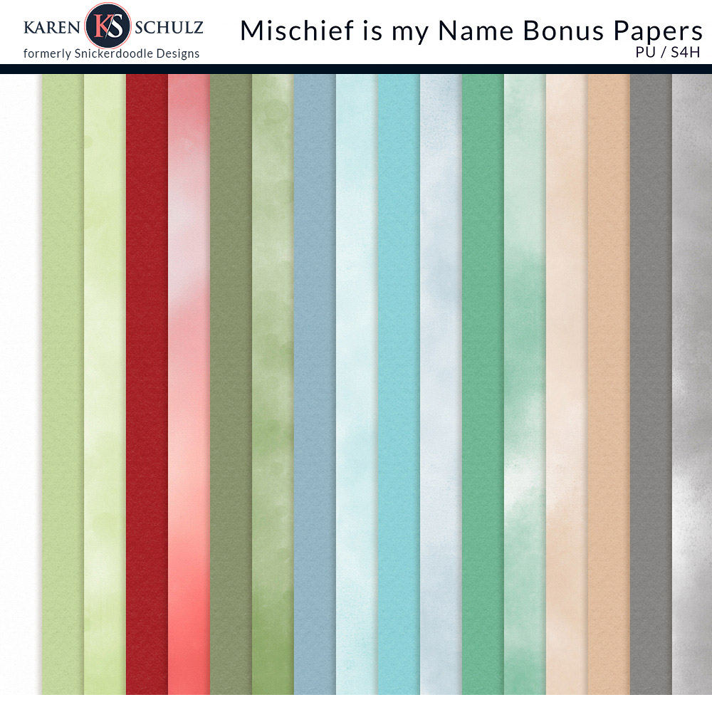 Mischief is my Name Bonus Papers