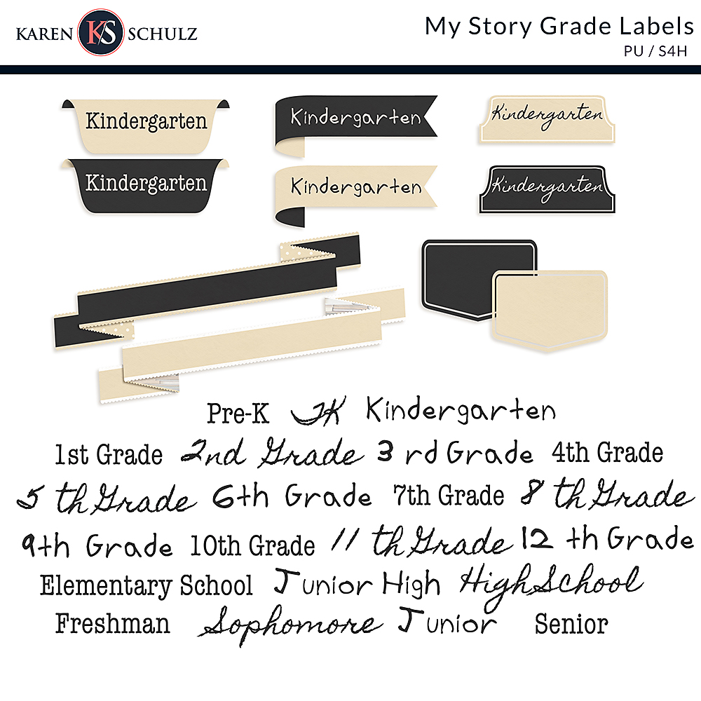 My Story Grade Labels