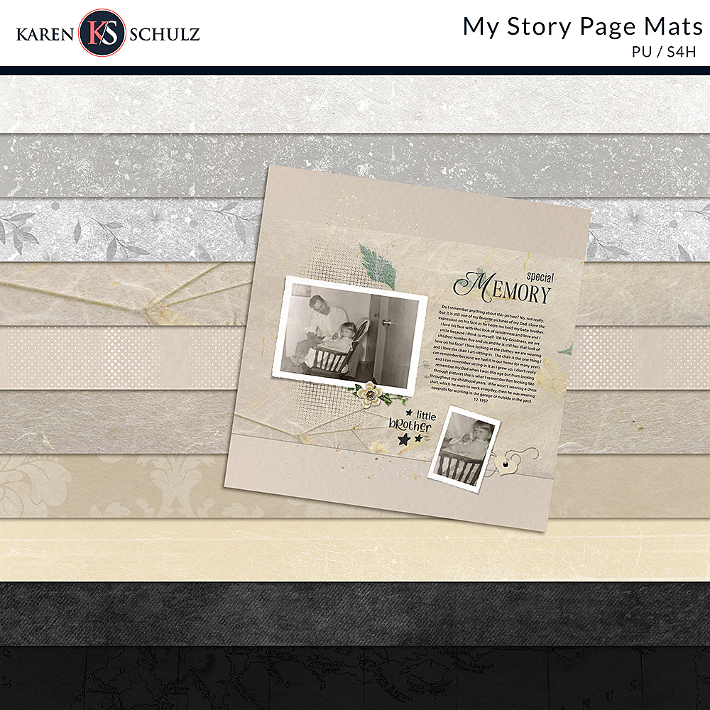 My Story Page Mats