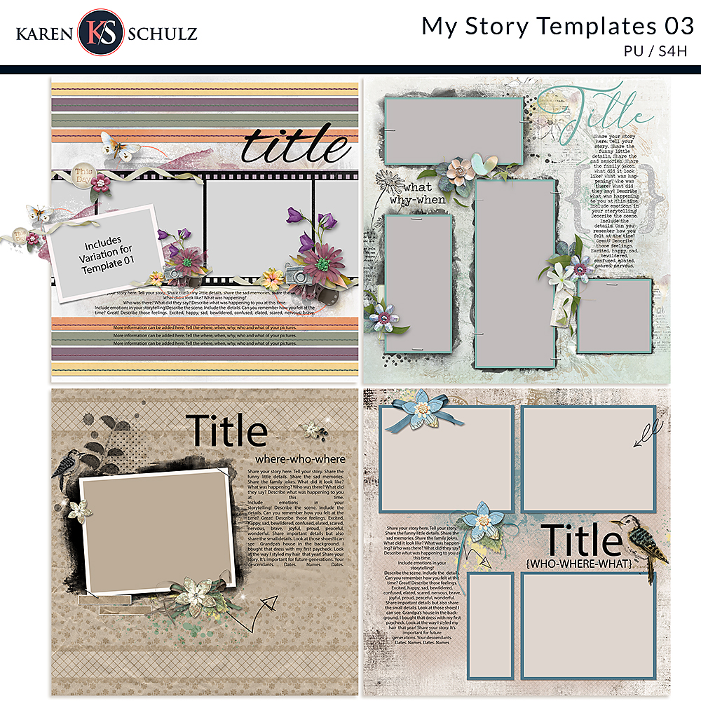 My Story Templates 03