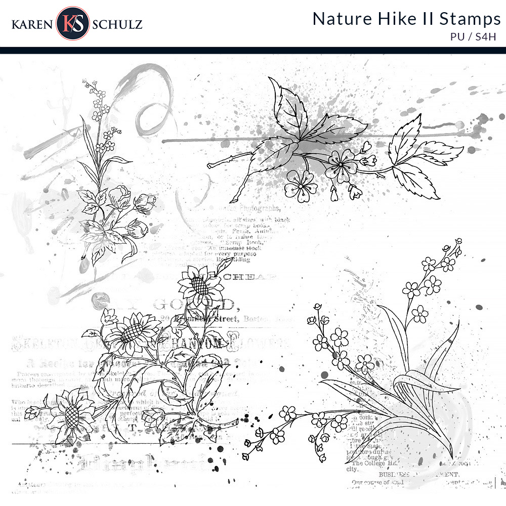 Nature Hike II Stamps