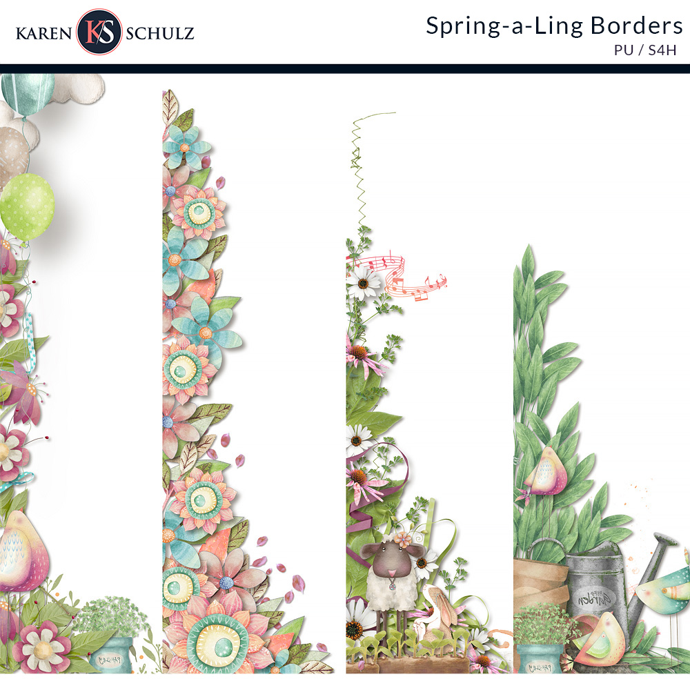 Spring-a-Ling Borders