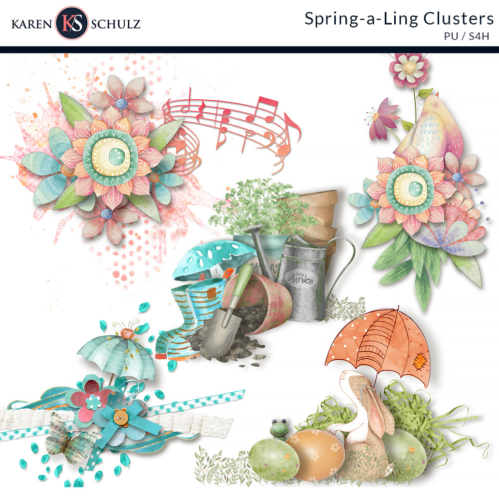 Spring-a-Ling Clusters