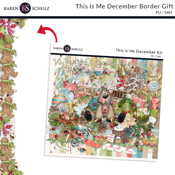 This is Me December Border Gift