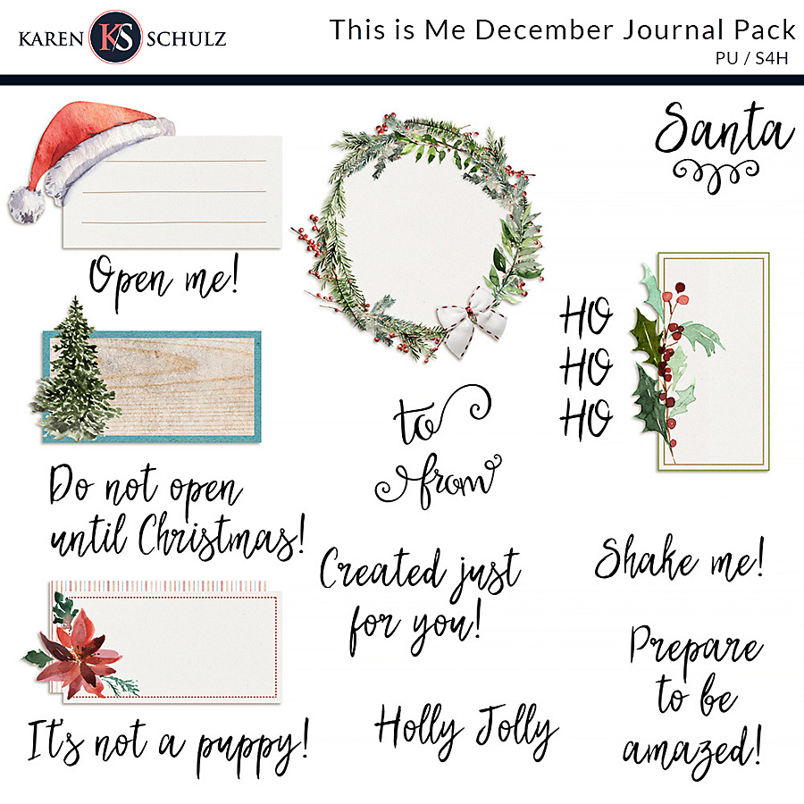 This is Me December Journal Pack