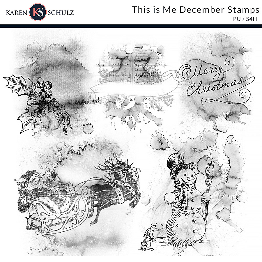 This is Me December Stamps