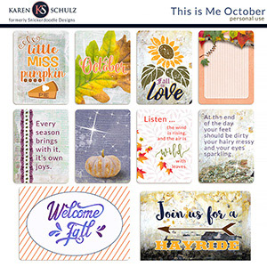 This is Me October Pocket Cards