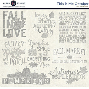 This is Me October Stamps