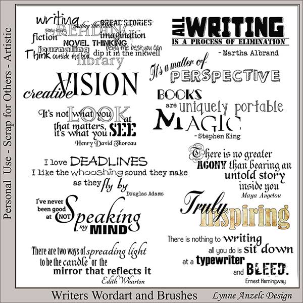 Writers Muse Wordart