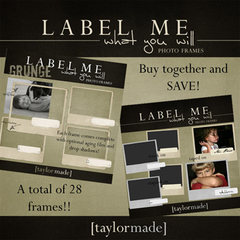 Label Me What You Will Frames Bundle