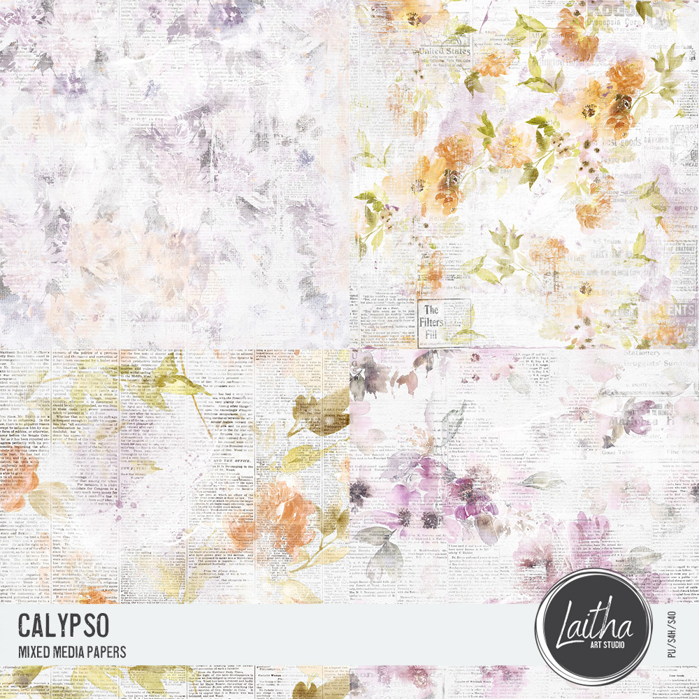 Calypso - Mixed Media Papers