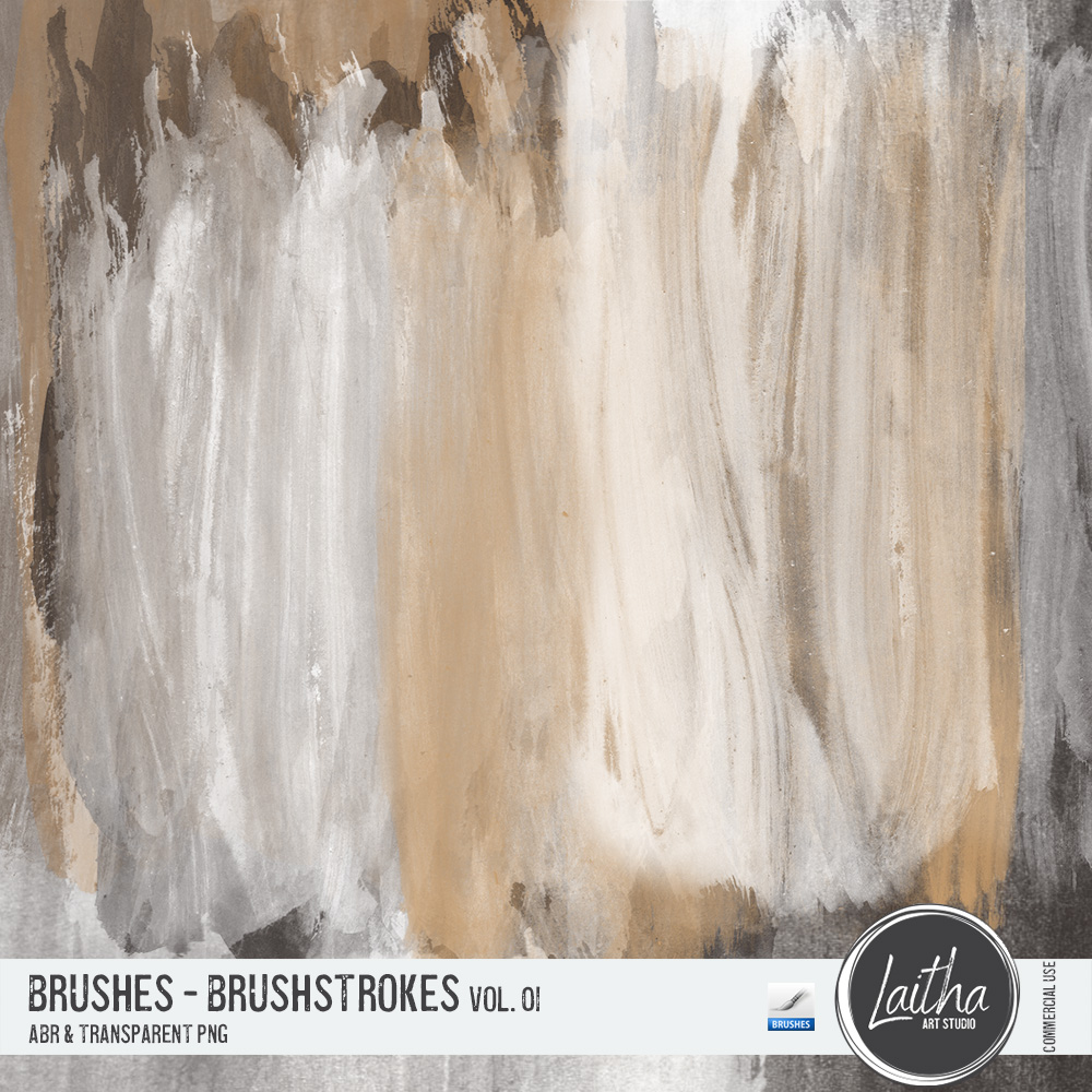Brushstrokes Brushes & Stamps Vol. 01